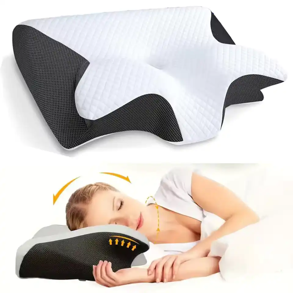 Copy of Butterfly Sleep Memory Neck Pillow Slow Rebound Comfortable Memory Foam Sleep Pillow Cervical Orthopedic Neck